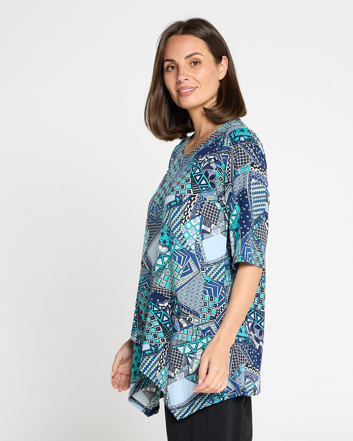 Judith Top - Aquamarine Mosaic