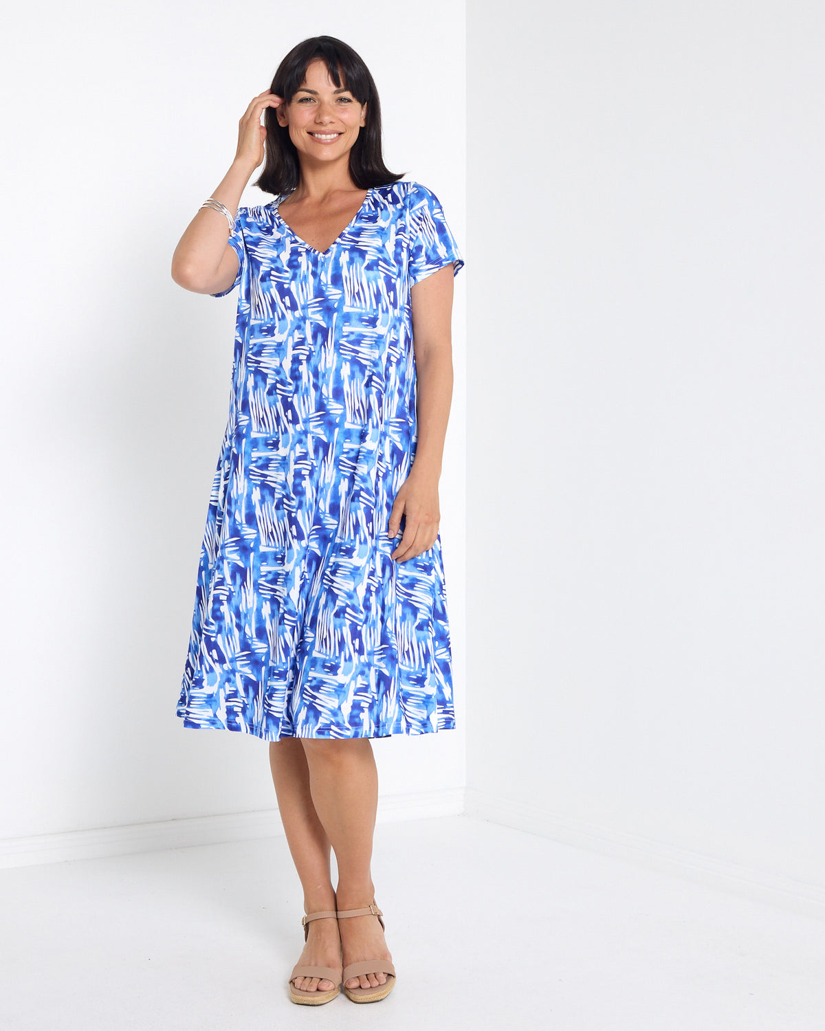 Christobel Dress - Blue Current