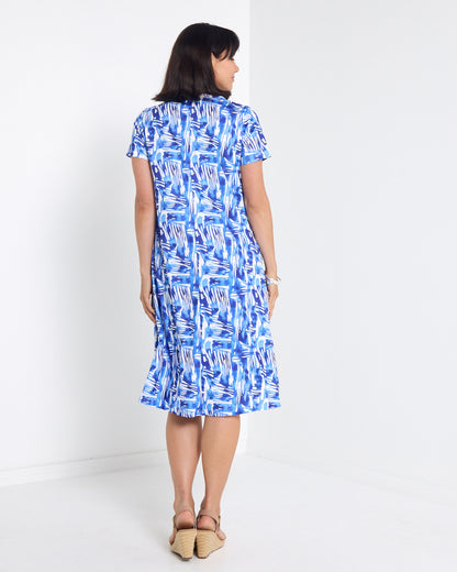 Christobel Dress - Blue Current