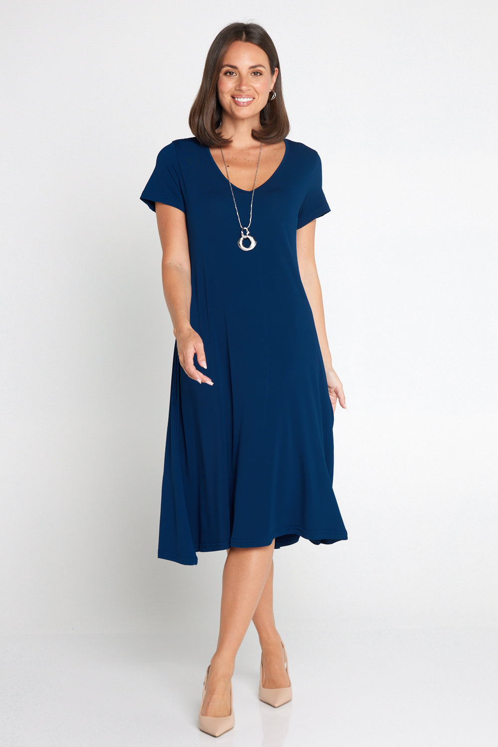 Christobel Dress - Navy