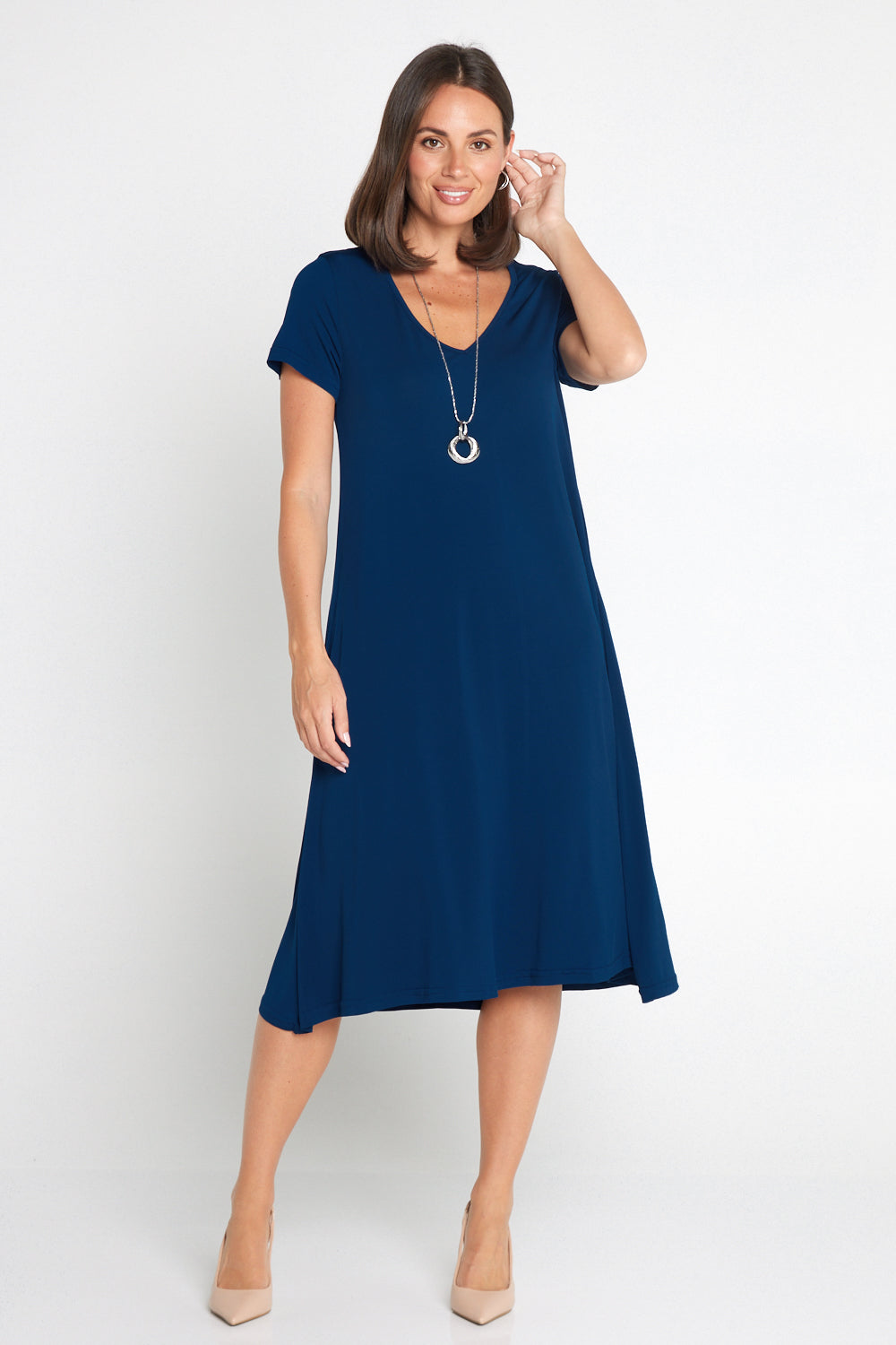 Christobel Dress - Navy