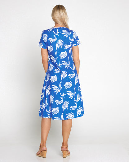 Christobel Dress - Ocean Palm