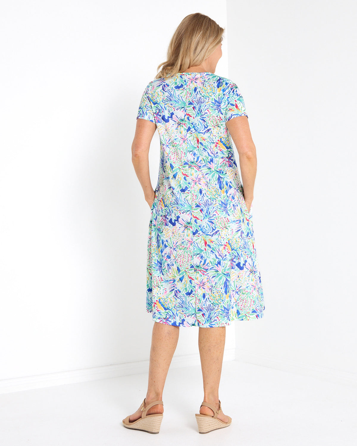 Christobel Jersey Dress - Bright Print