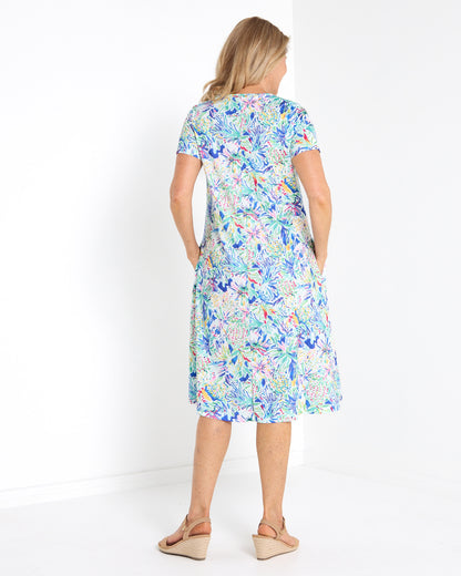 Christobel Jersey Dress - Bright Print