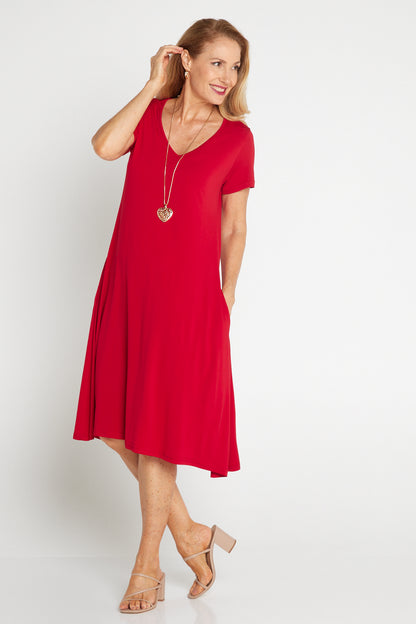 Christobel Dress - Red