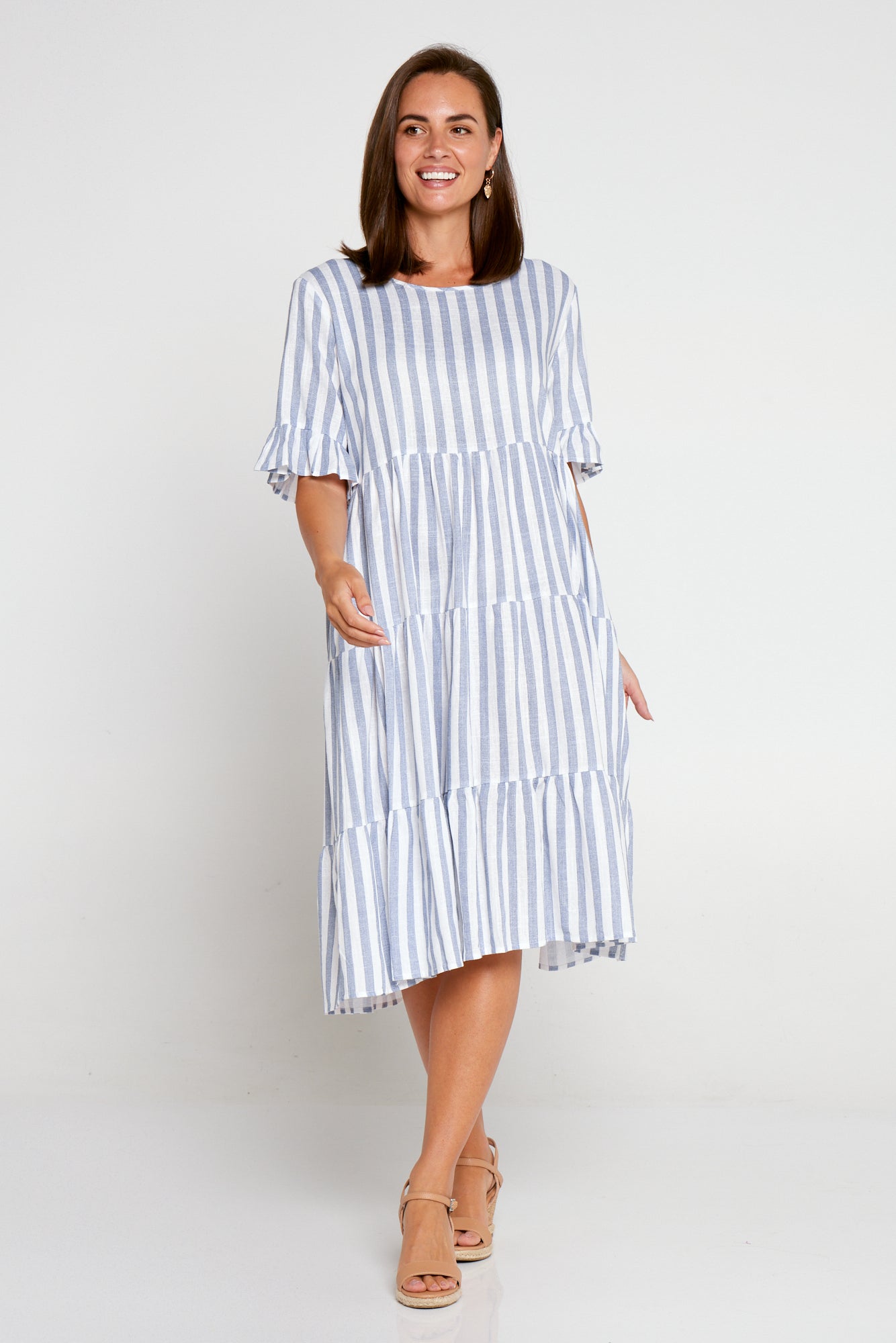 Jackson Dress - Seaside Stripe