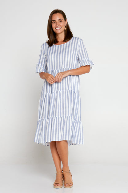Jackson Dress - Seaside Stripe