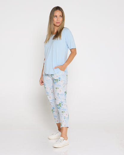 Shari Pants - Blue Floral