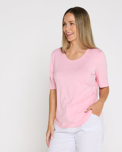 Belinda Modal Tee - Light Pink