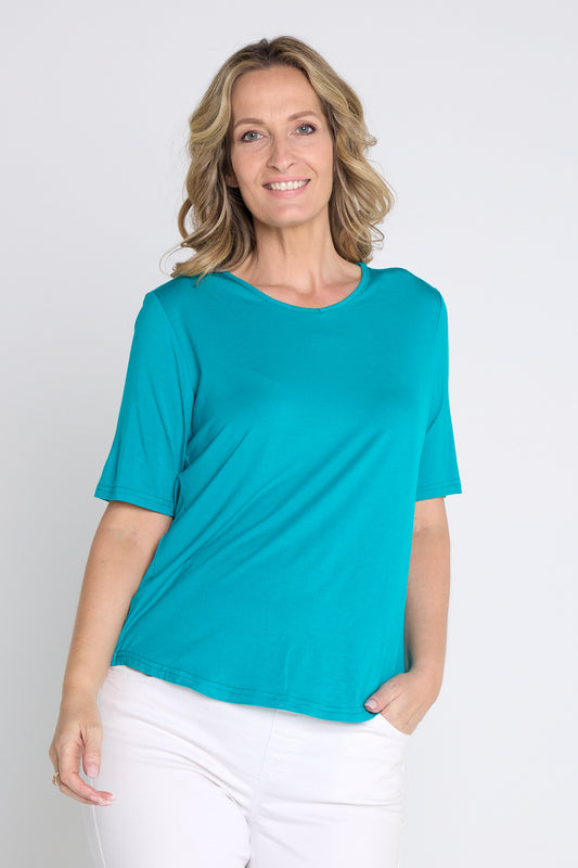 Belinda Modal Tee - Teal