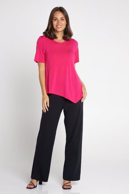 Krista Wide Leg Pants - Black