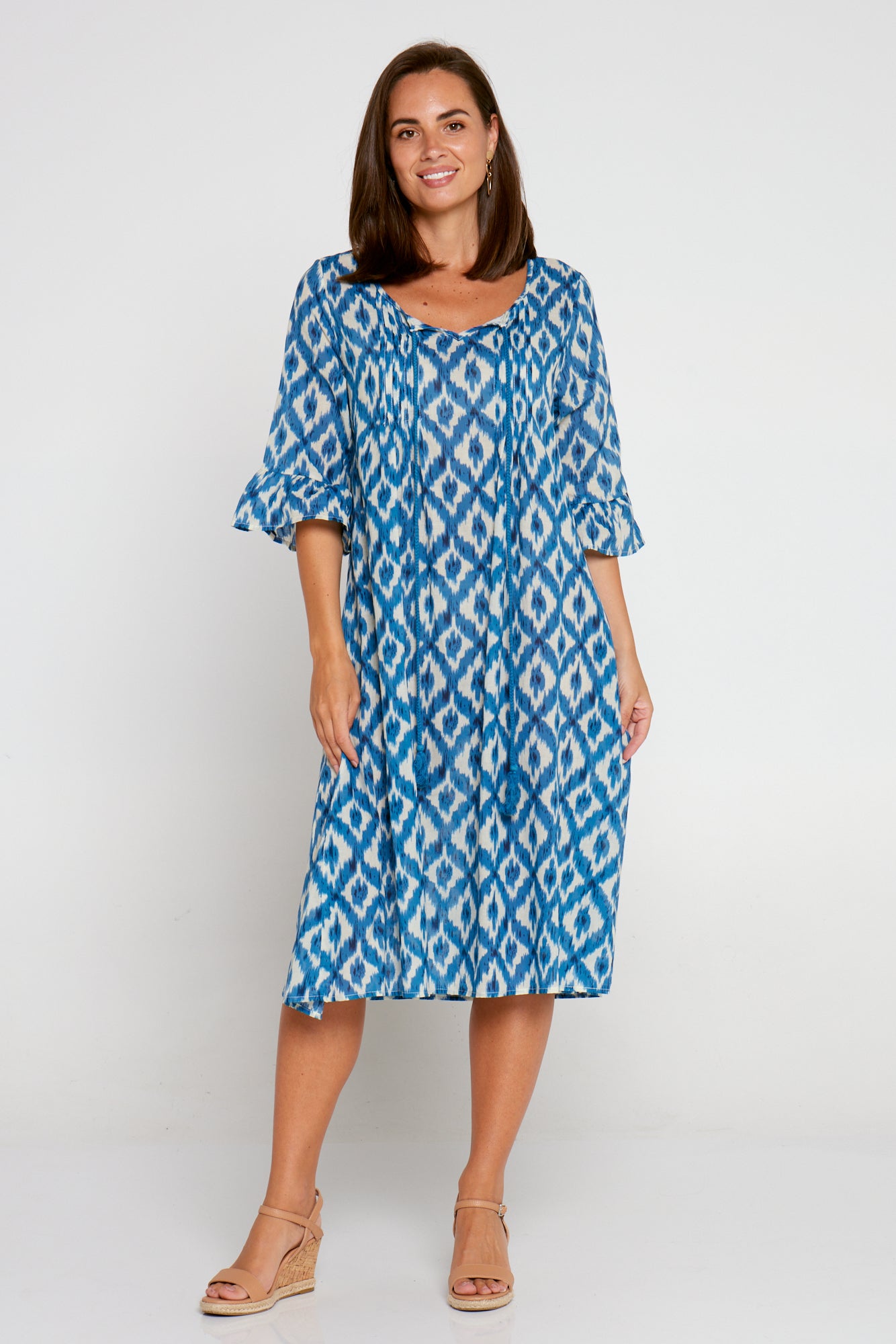 Boho Plus Size Bethany Maxi Dress - Blue For Women - Boho – Boho Dress  Official