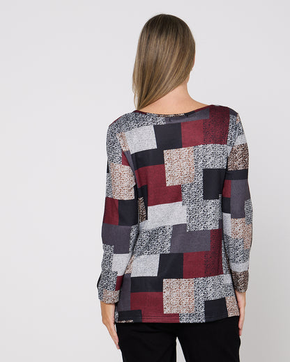 Rory Knit Top - Patchwork