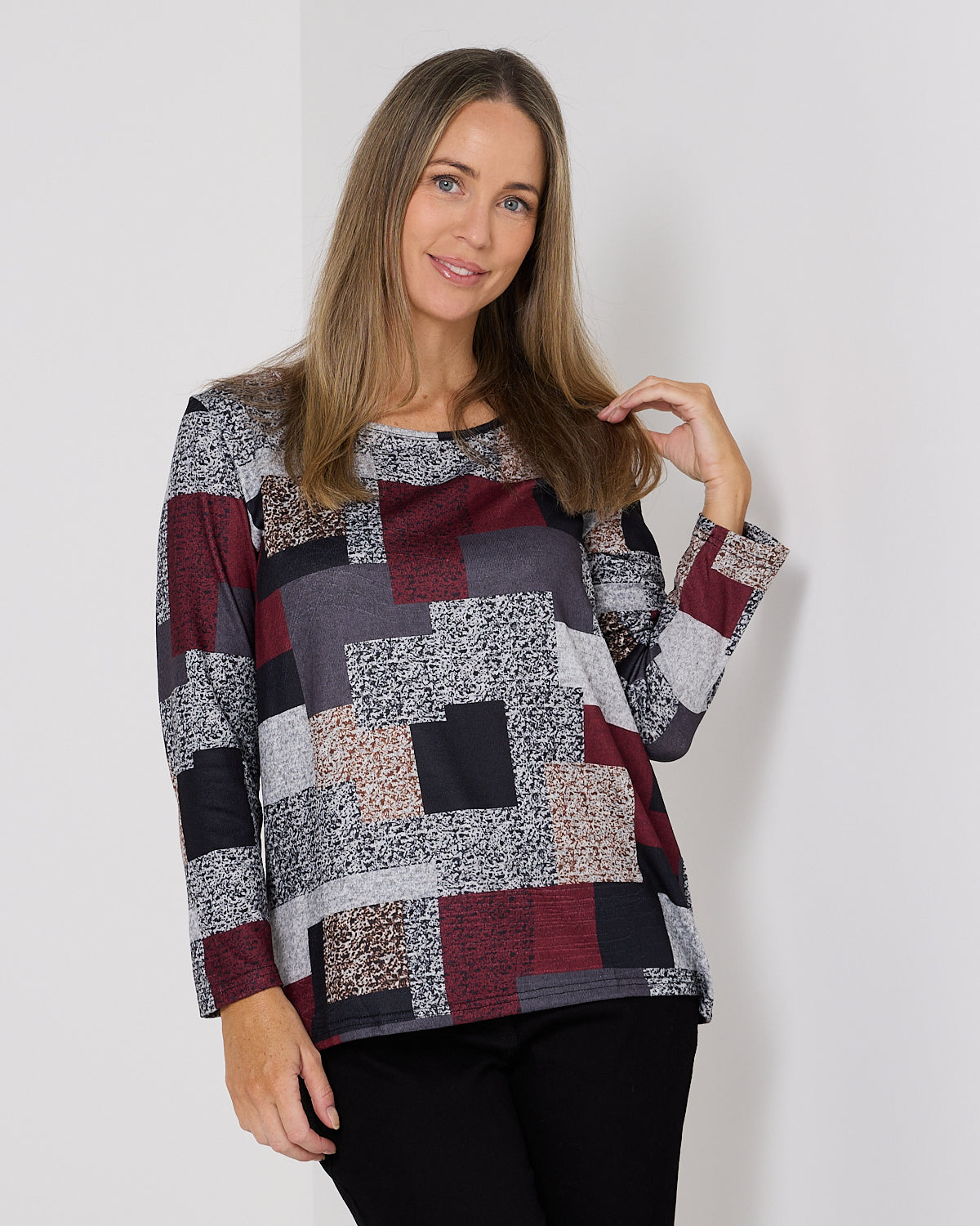 Rory Knit Top - Patchwork