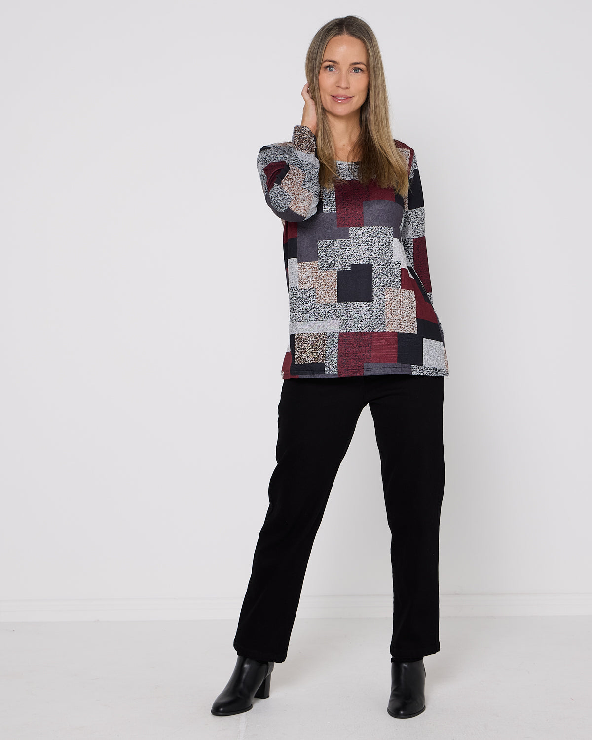 Rory Knit Top - Patchwork