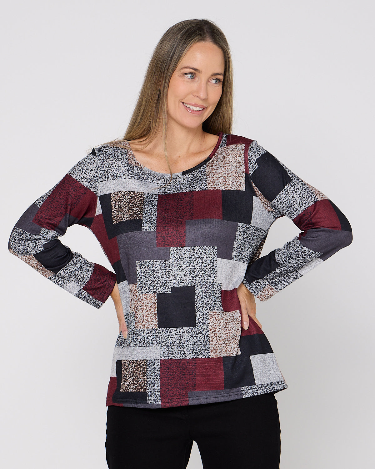 Rory Knit Top - Patchwork