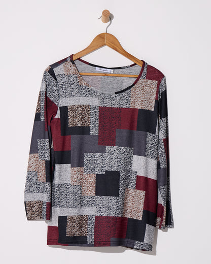 Rory Knit Top - Patchwork