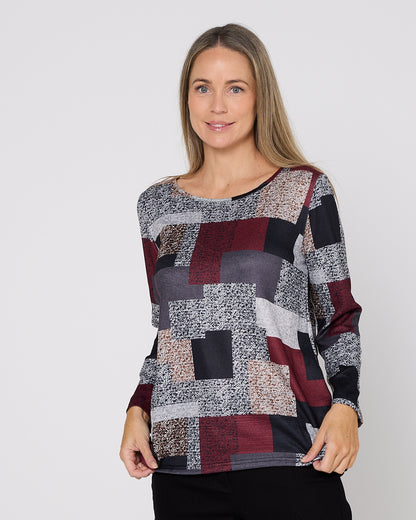 Rory Knit Top - Patchwork