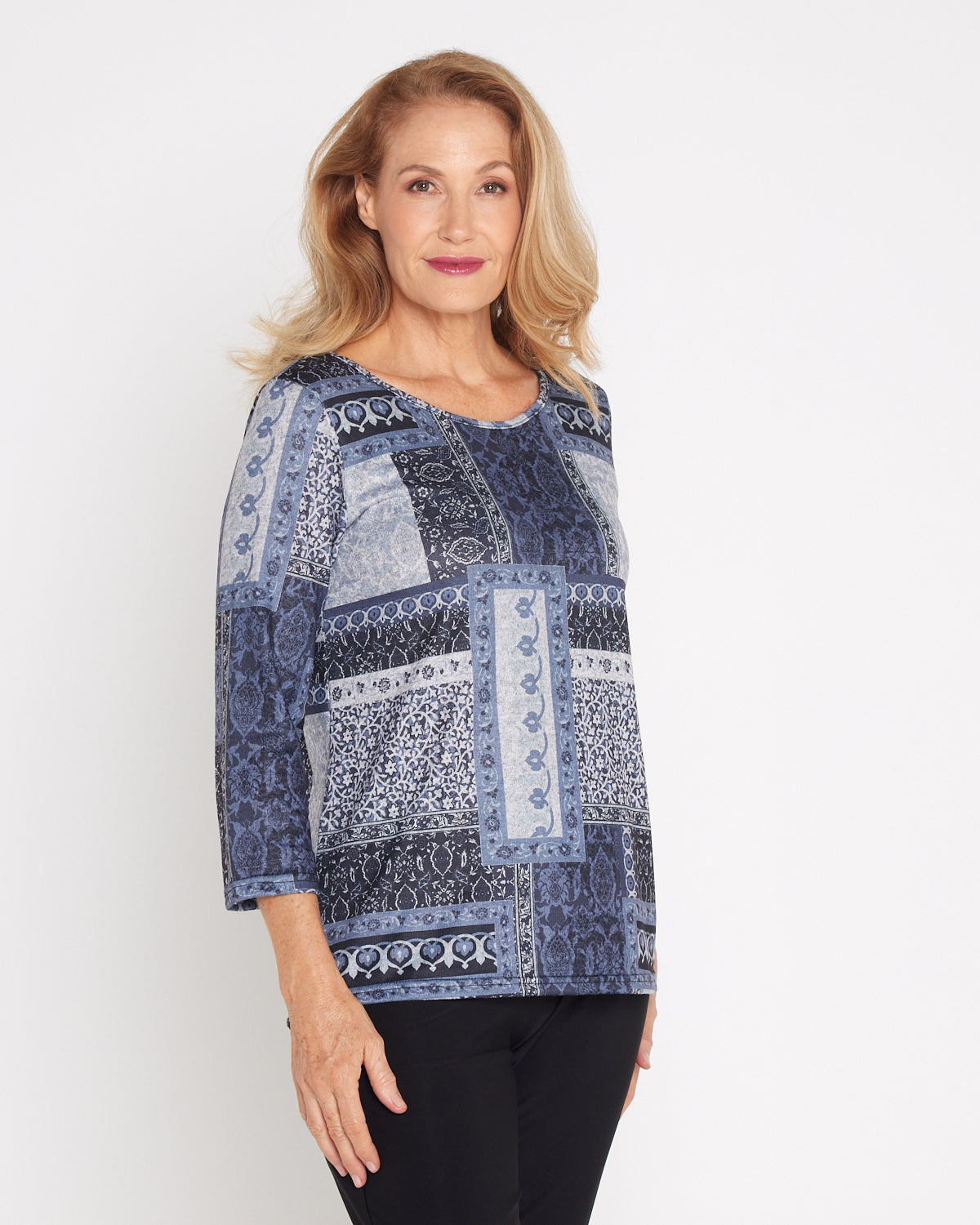 Camden Knit Top - Steel Tapestry