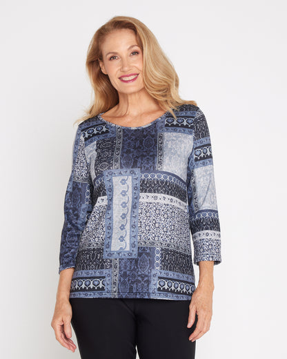 Camden Knit Top - Steel Tapestry