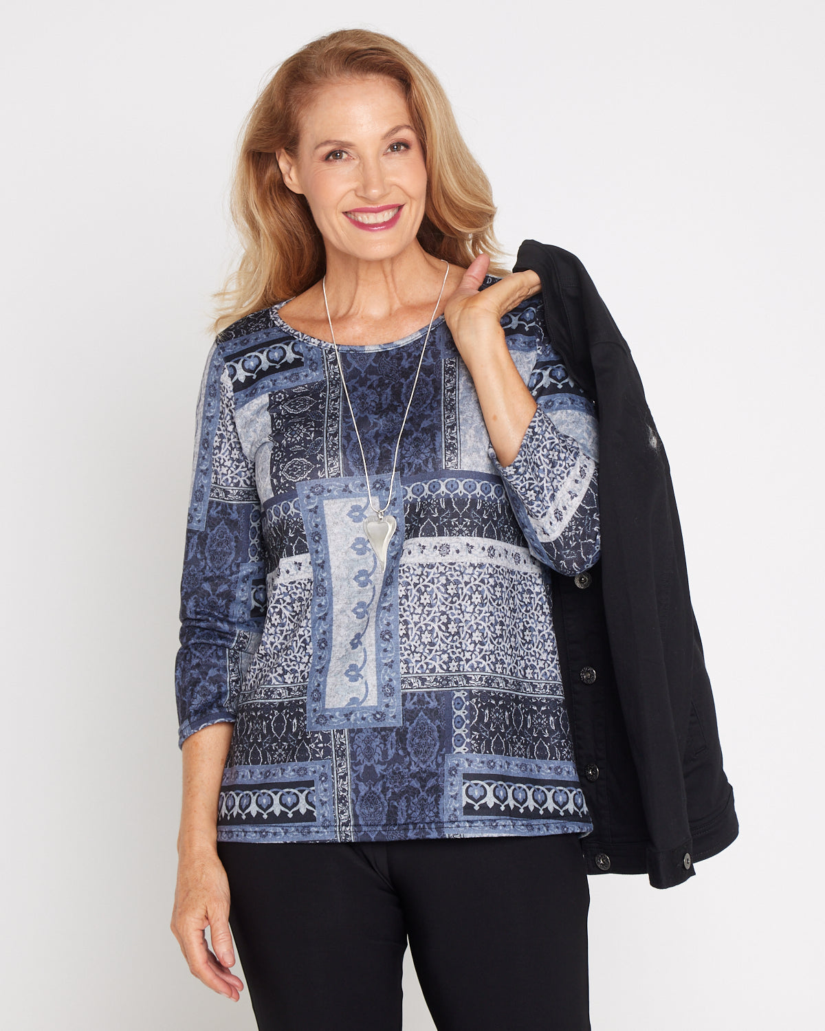 Camden Knit Top - Steel Tapestry