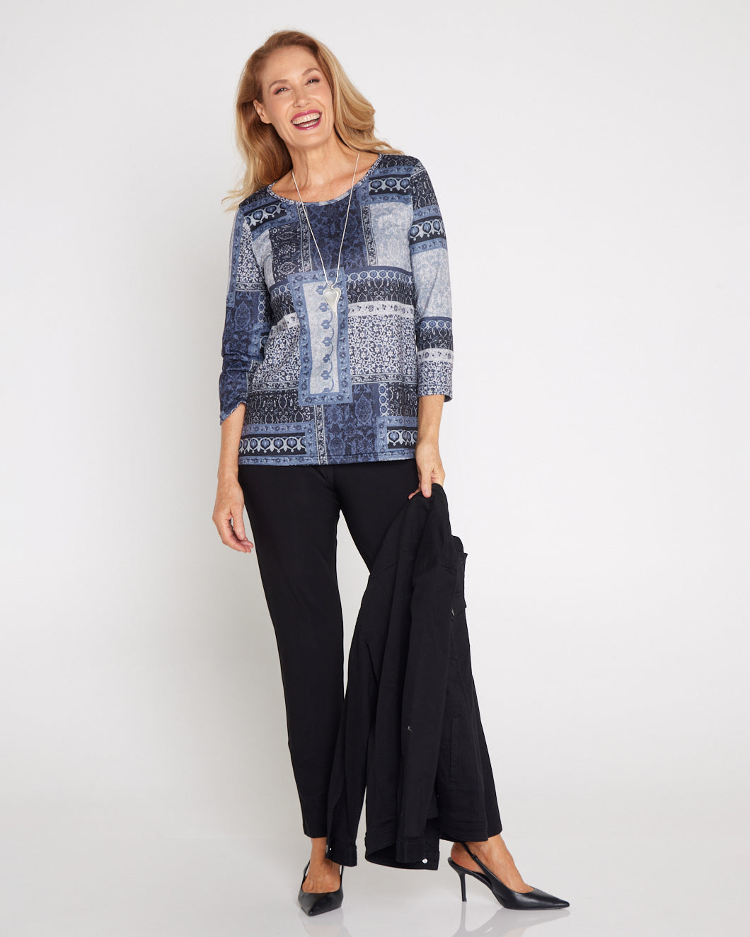Camden Knit Top - Steel Tapestry