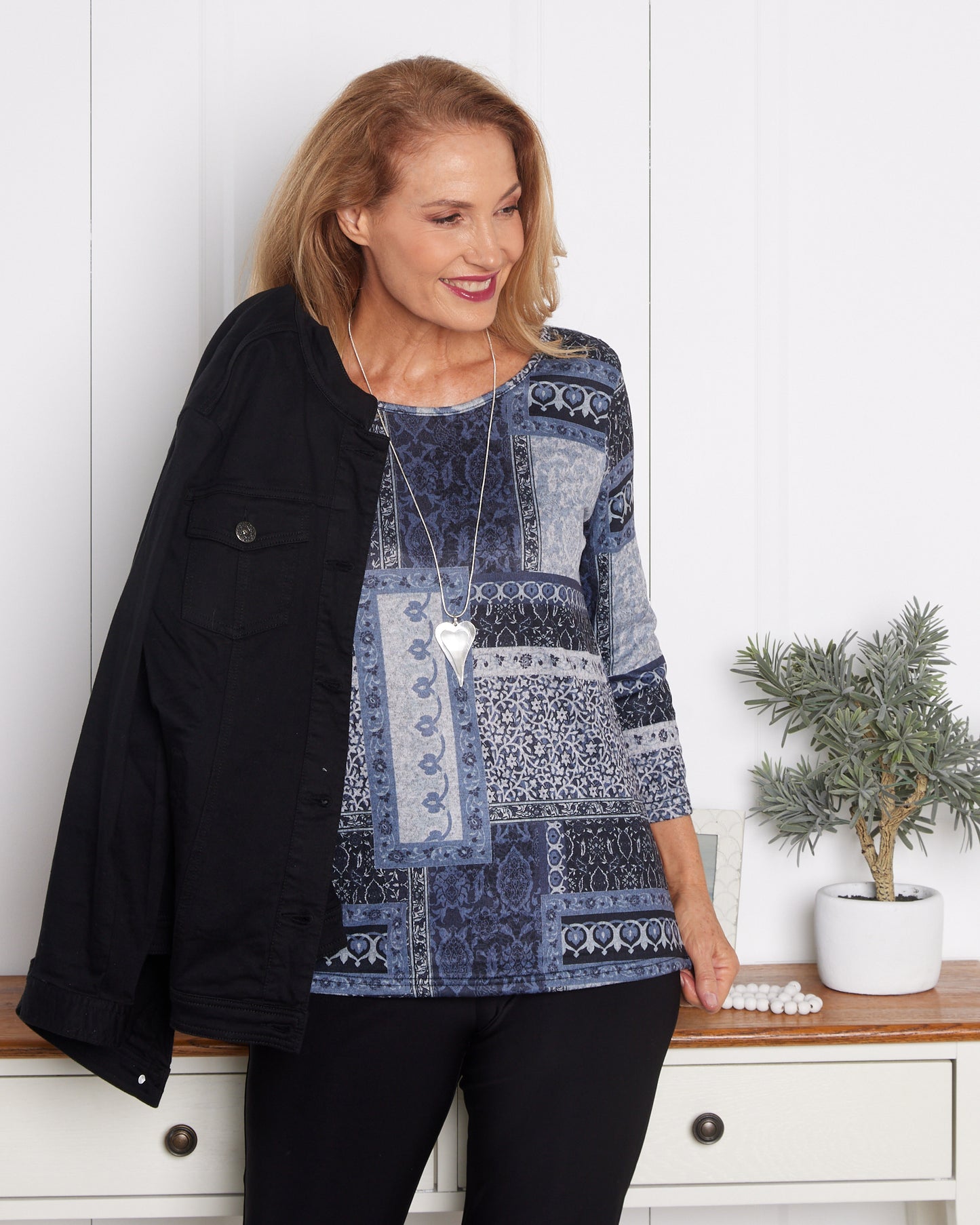 Camden Knit Top - Steel Tapestry