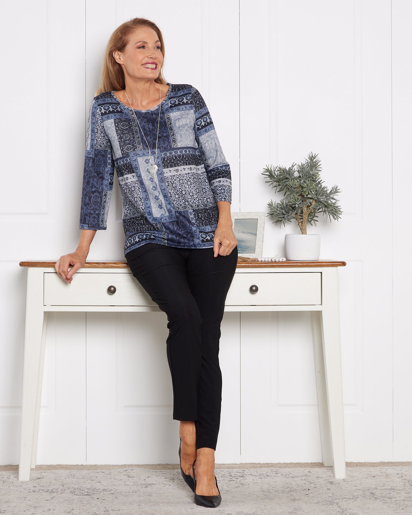 Camden Knit Top - Steel Tapestry