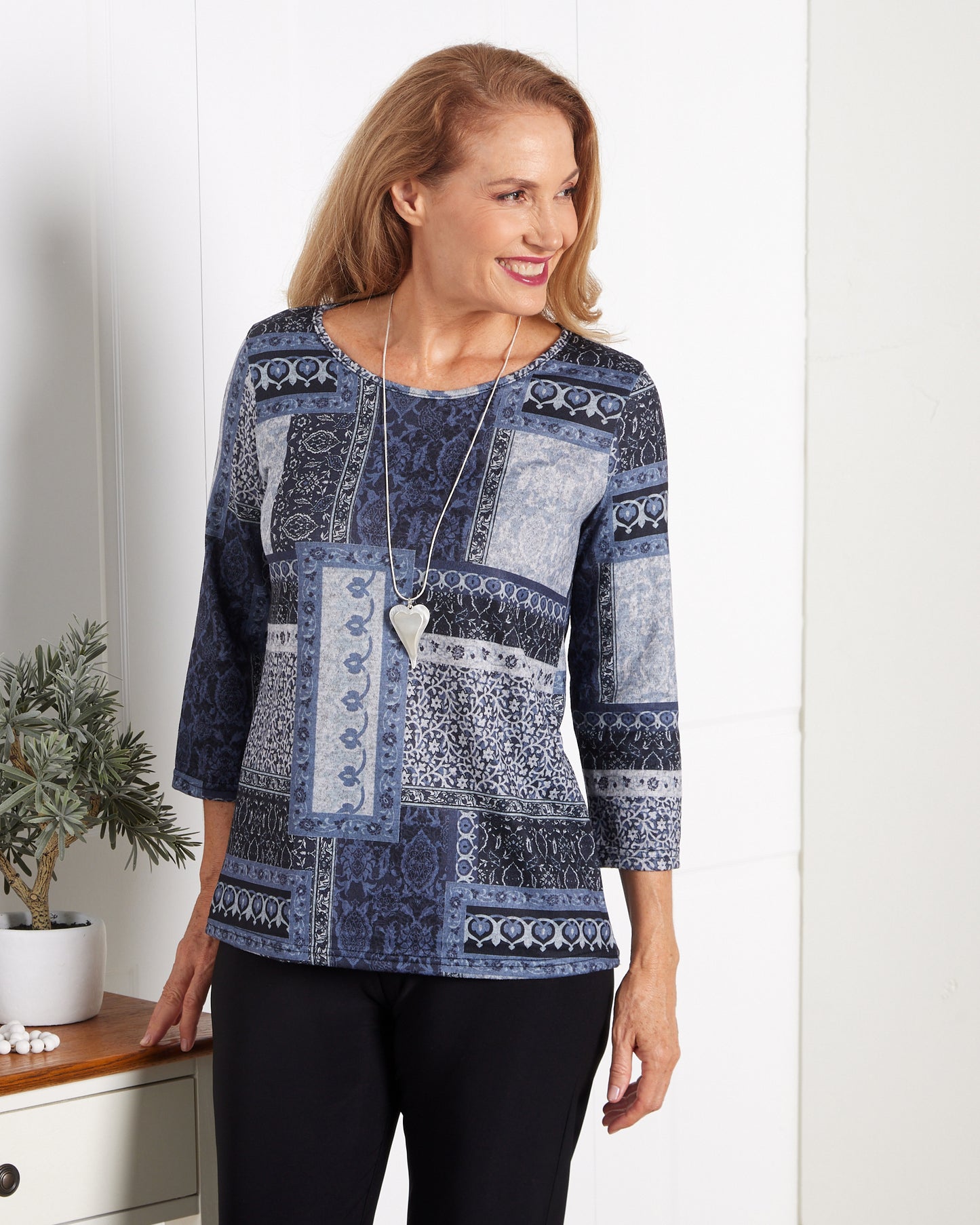 Camden Knit Top - Steel Tapestry