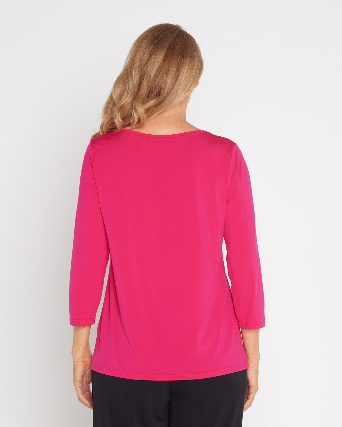 Camden Jersey Top - Hot Pink