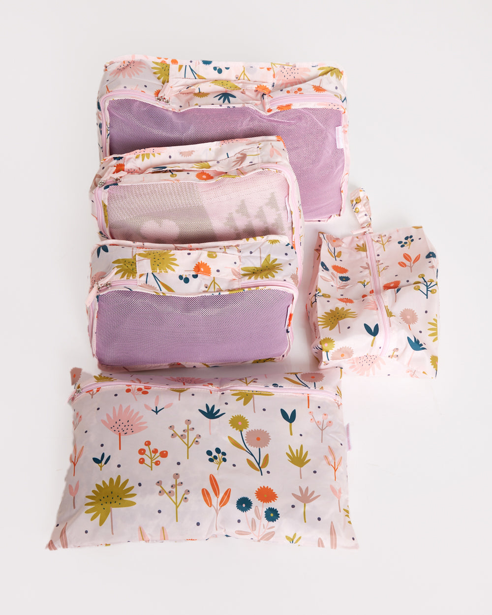 Travel Packing Organisers - Pink Protea