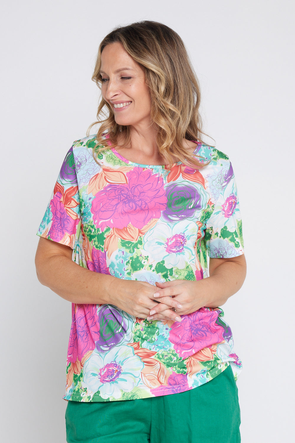 Aubrey Top - Spring Bouquet