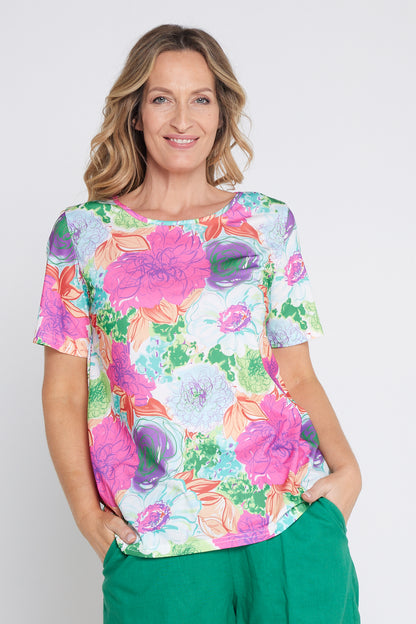 Aubrey Top - Spring Bouquet