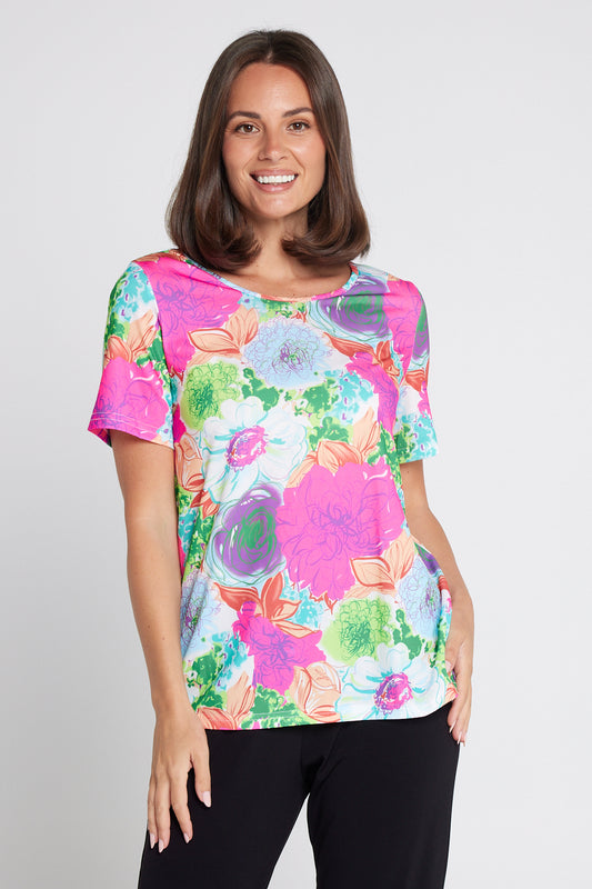 Aubrey Top - Spring Bouquet