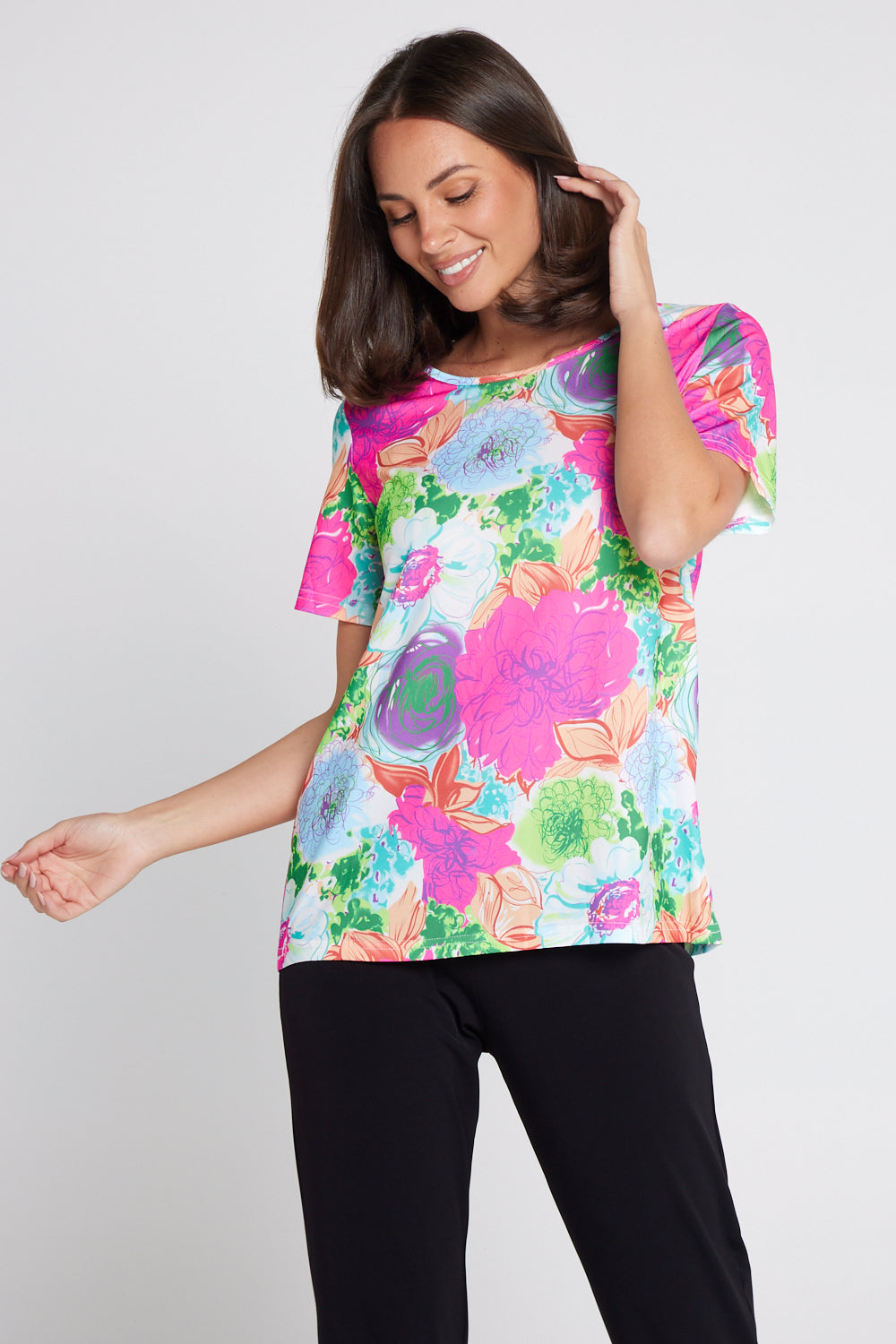 Aubrey Top - Spring Bouquet