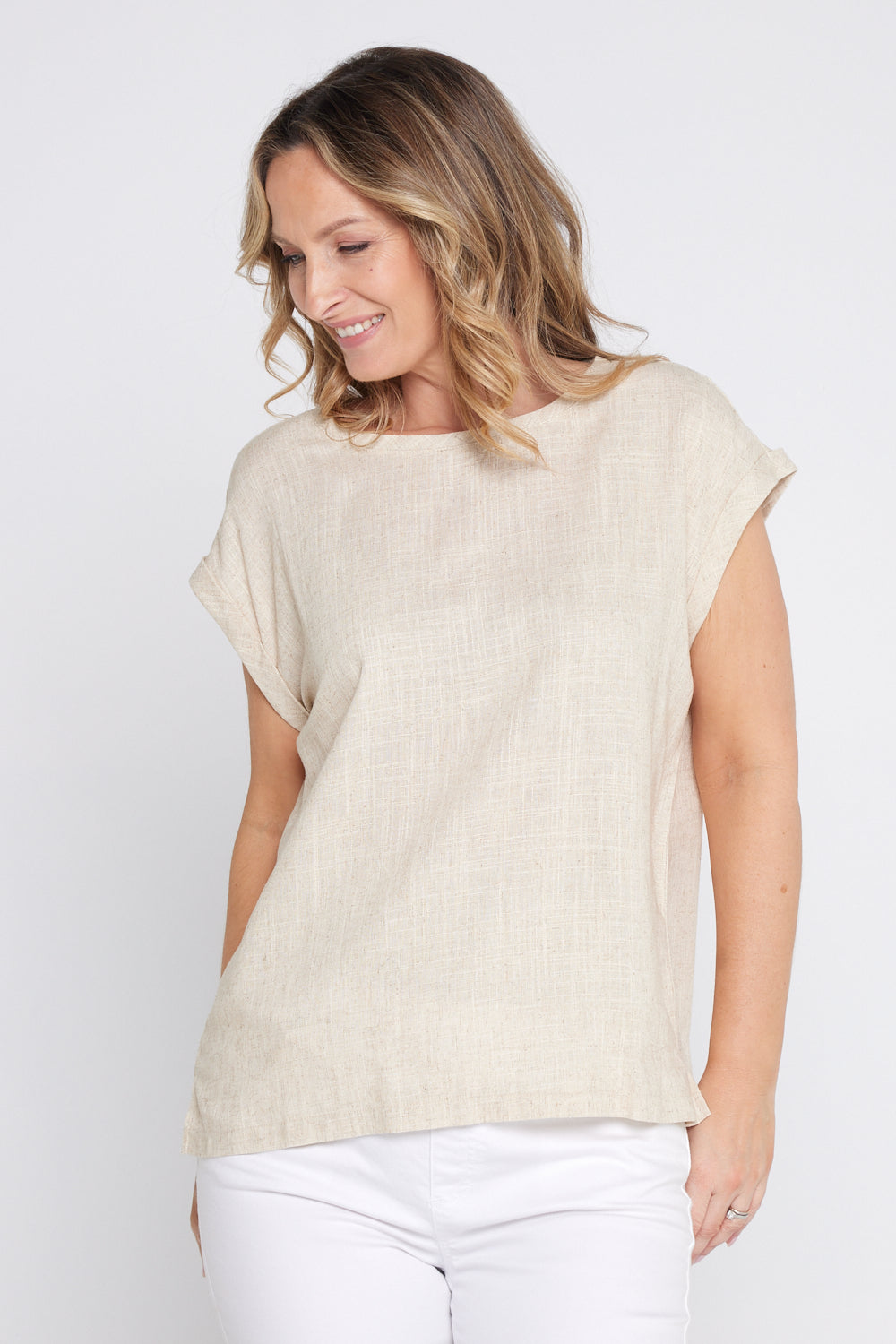 Amara Top - Beige