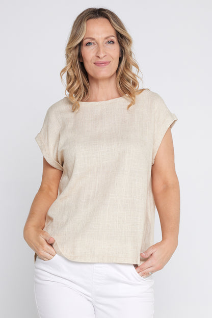 Amara Top - Beige