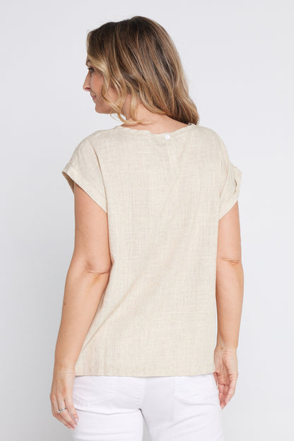 Amara Top - Beige