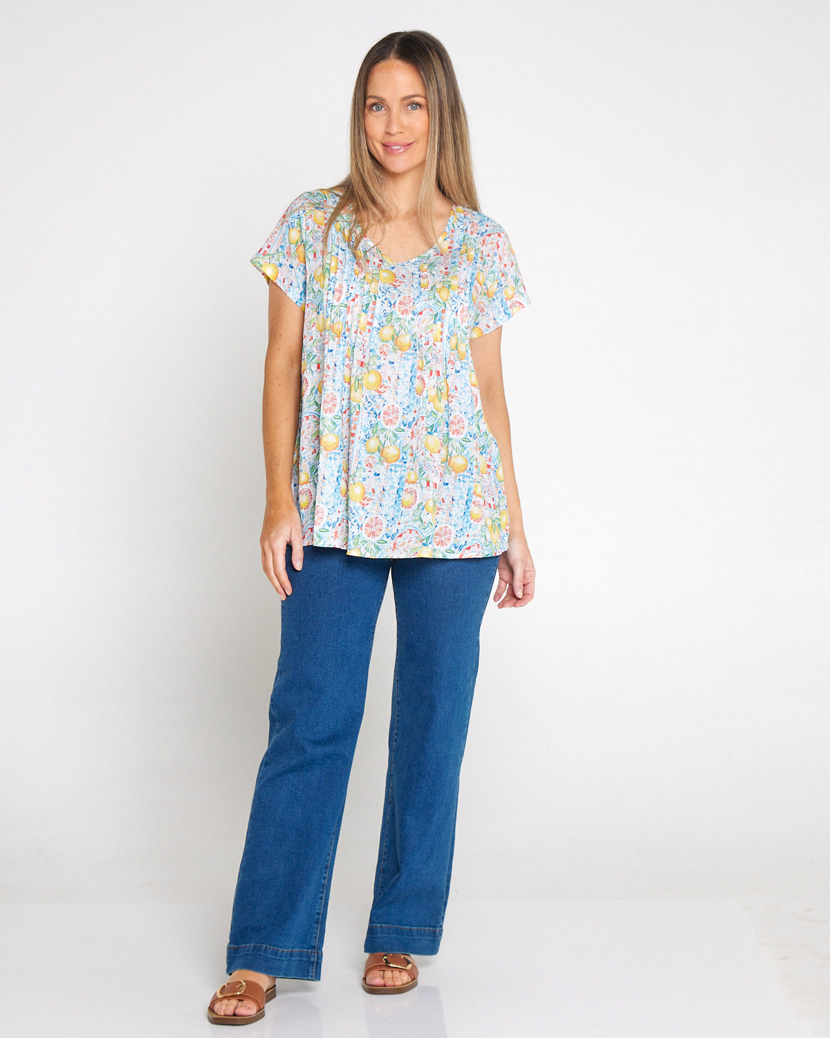 Carmody Cotton Top - Limoncello
