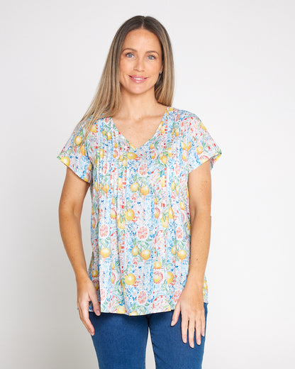 Carmody Cotton Top - Limoncello