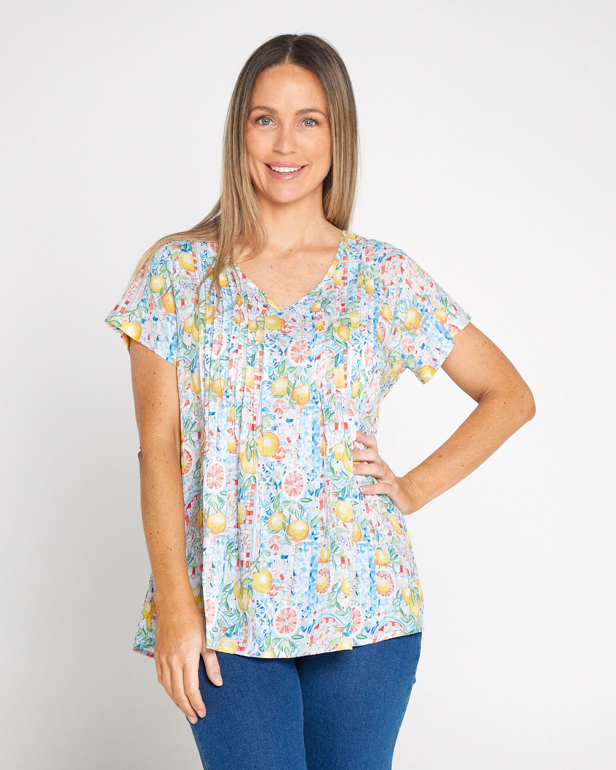 Carmody Cotton Top - Limoncello