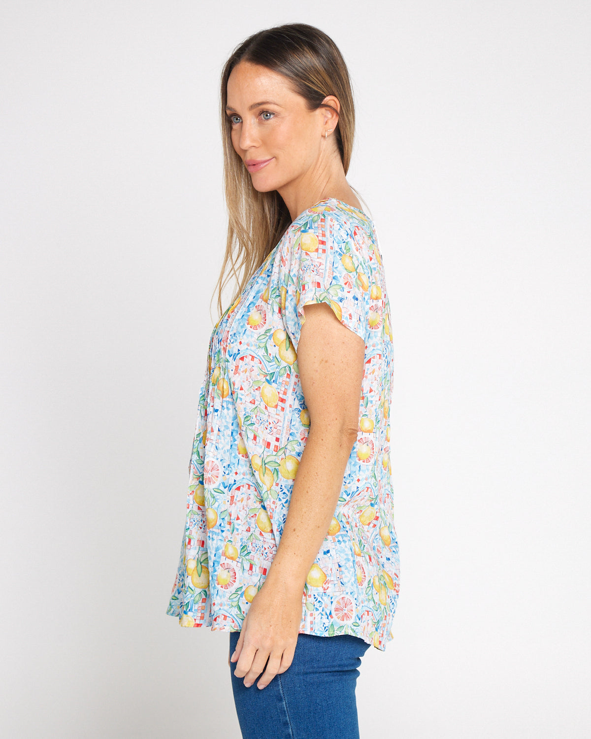 Carmody Cotton Top - Limoncello