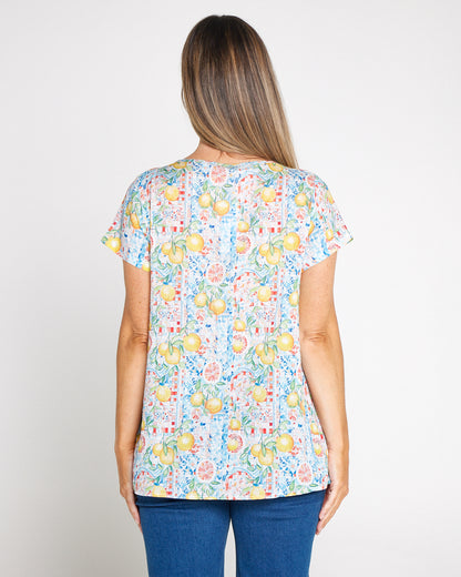 Carmody Cotton Top - Limoncello