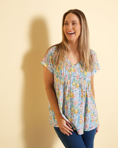 Carmody Cotton Top - Limoncello