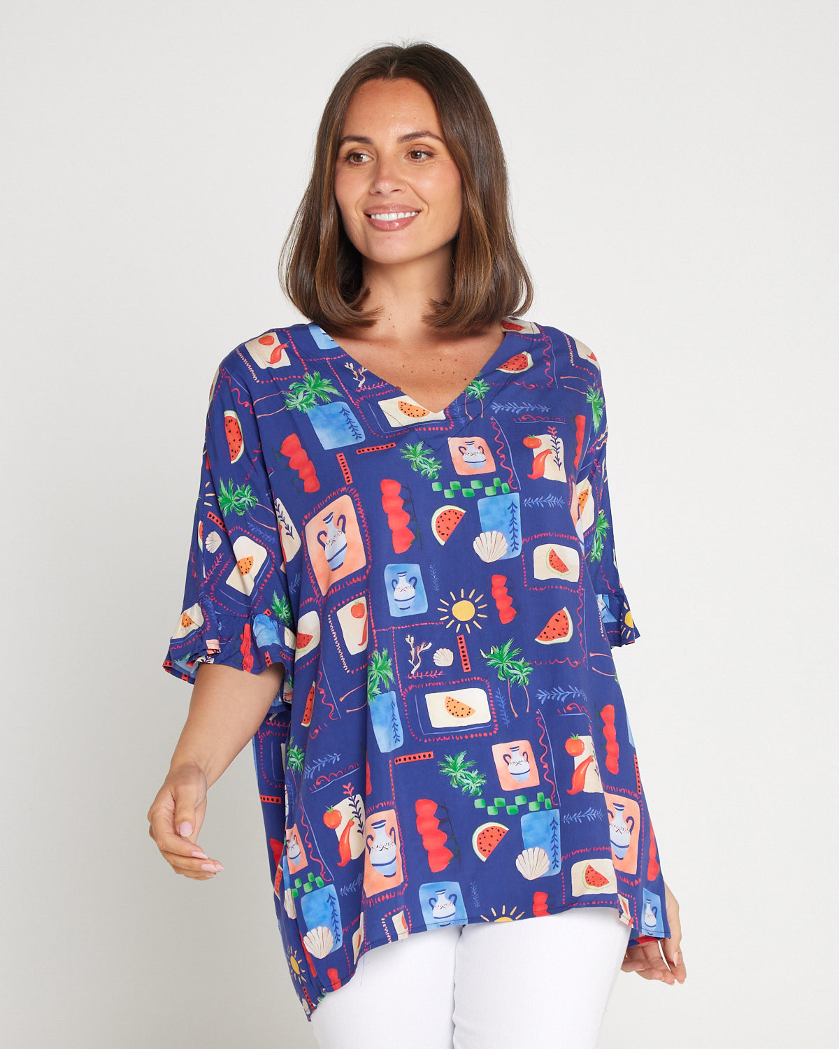 Farren Top - Indigo Summer
