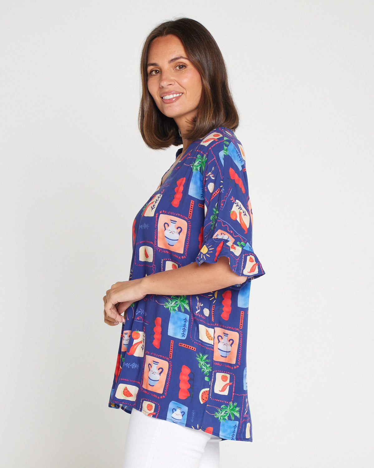 Farren Top - Indigo Summer