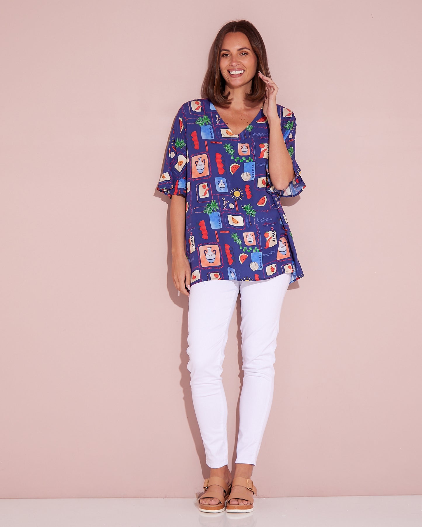 Farren Top - Indigo Summer