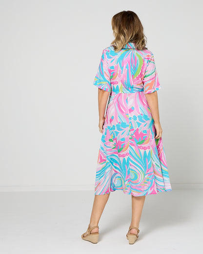 Nadia Dress - Tropic Swirl