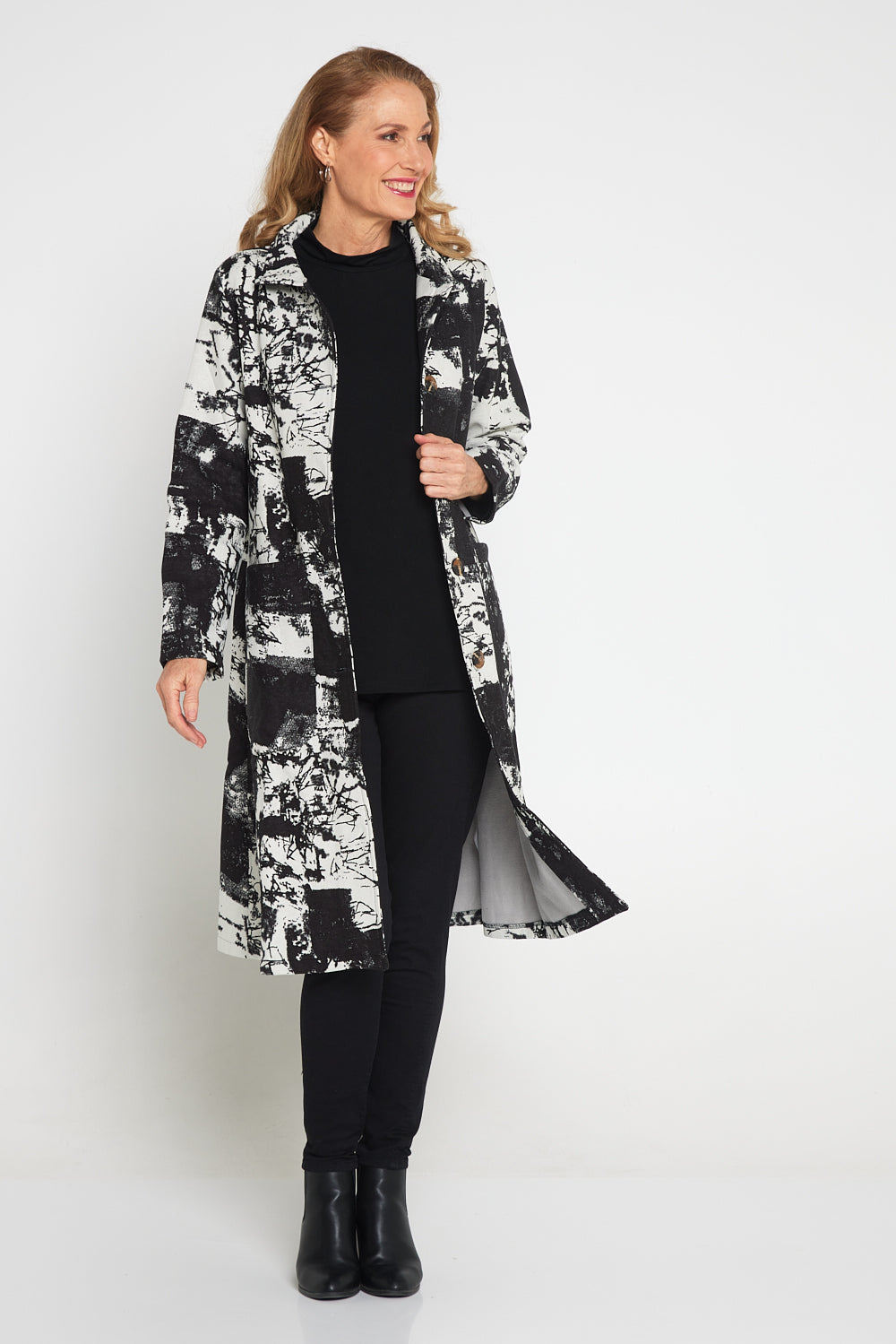 Fleece lined coat best sale