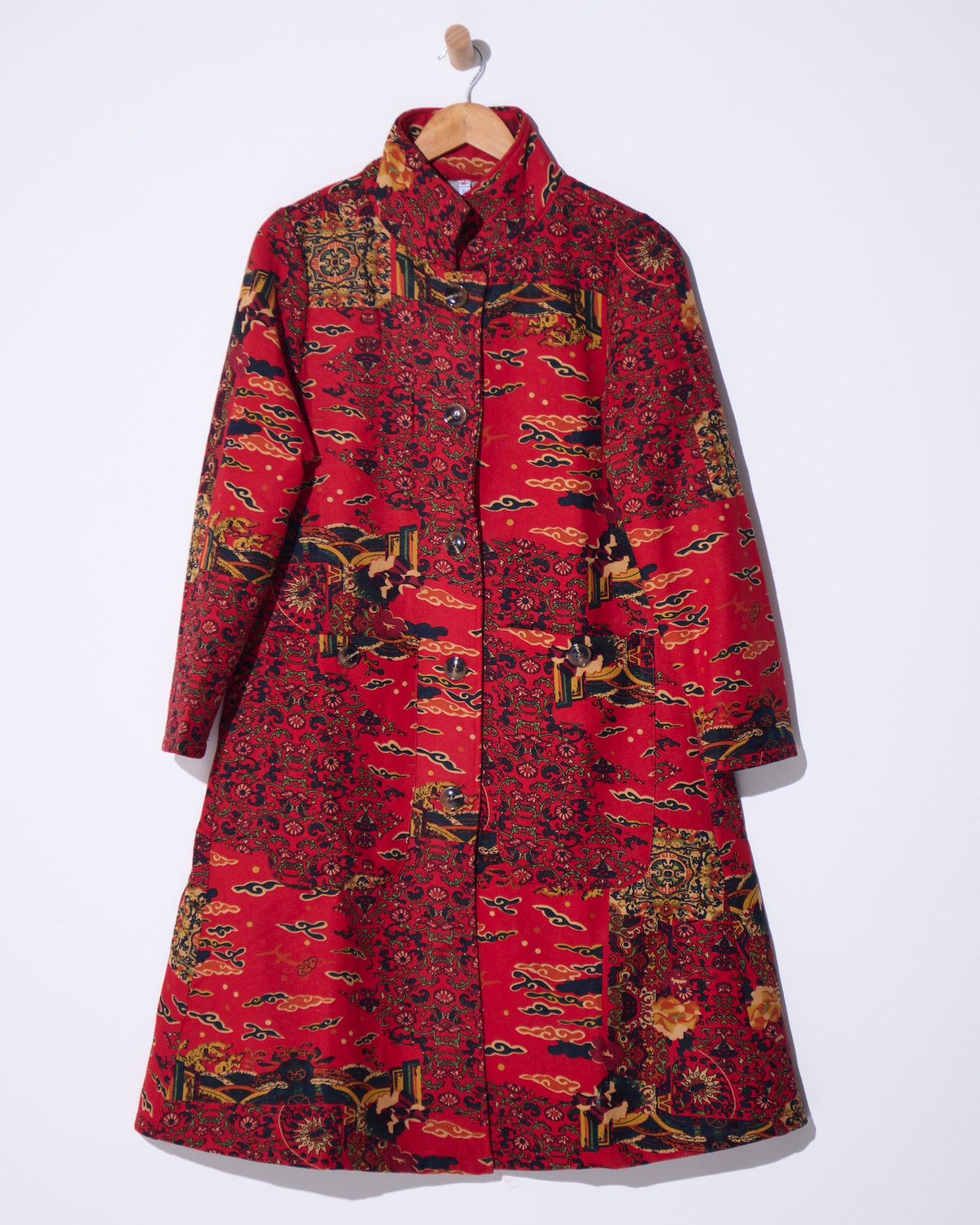 Carlton L/S Fleece Lined Coat - Sakura Print